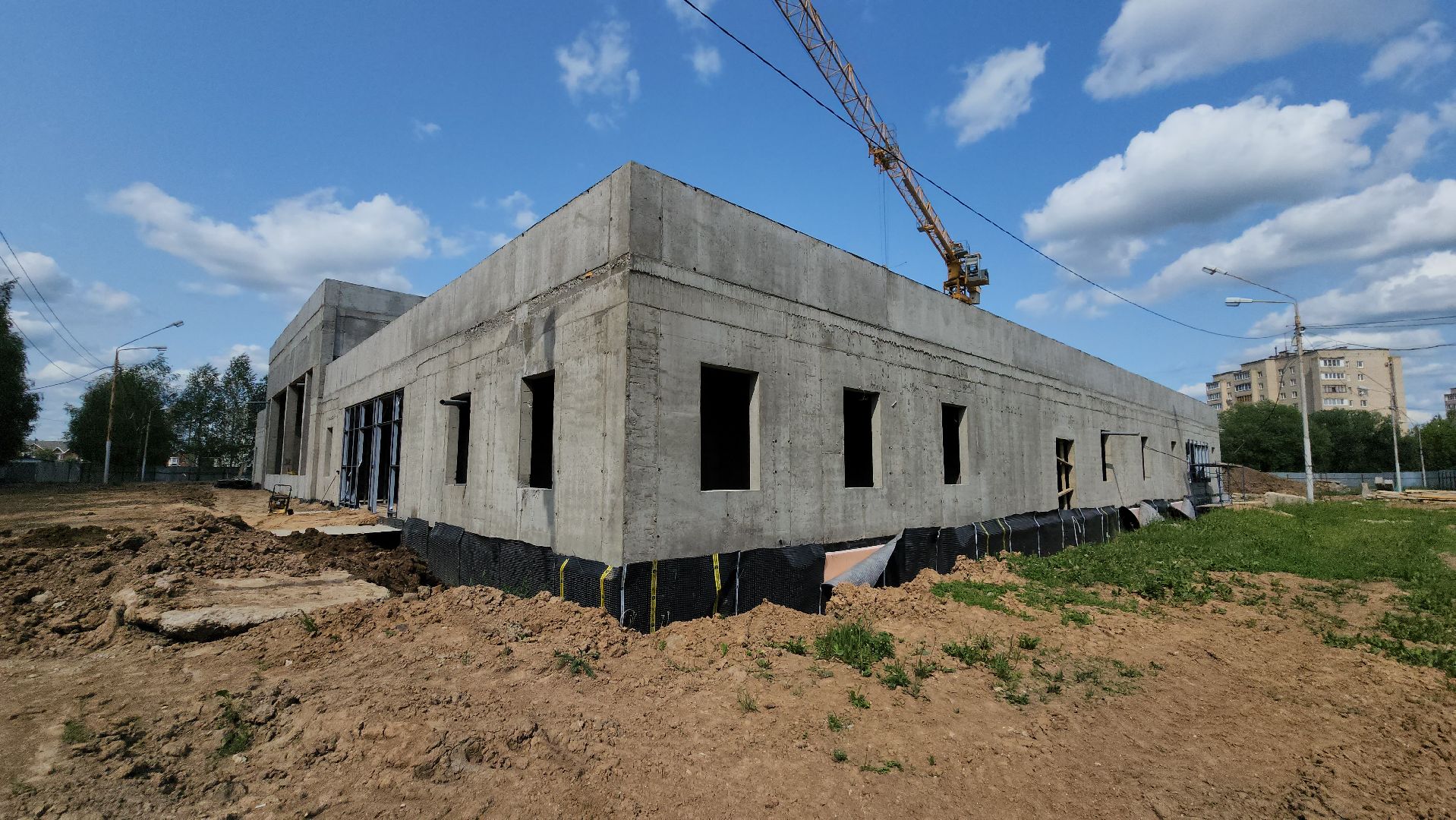 Строительство фока, Бассейн, Лобня,