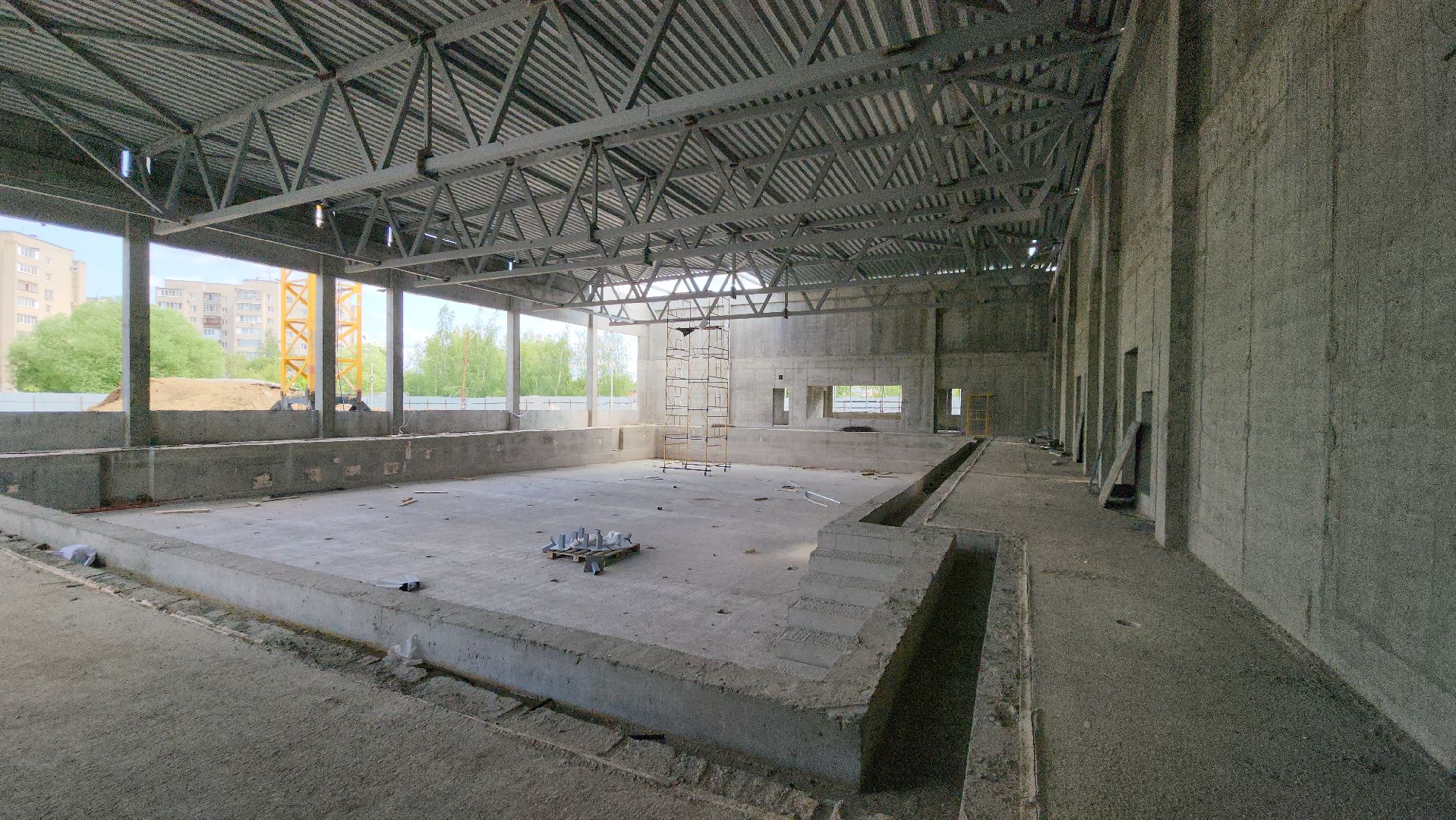 Строительство фока, Бассейн, Лобня,