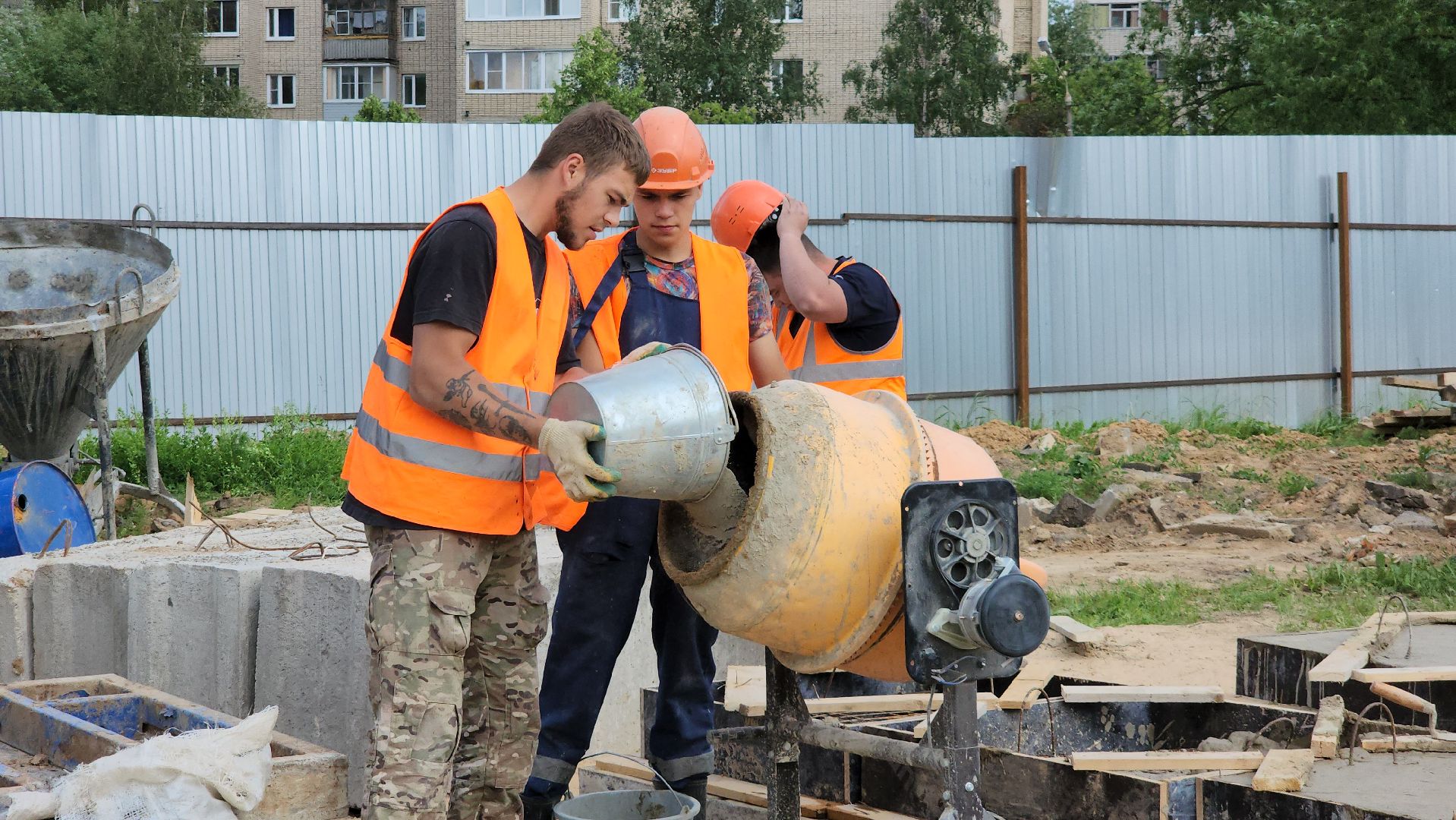 Строительство фока, Бассейн, Лобня,