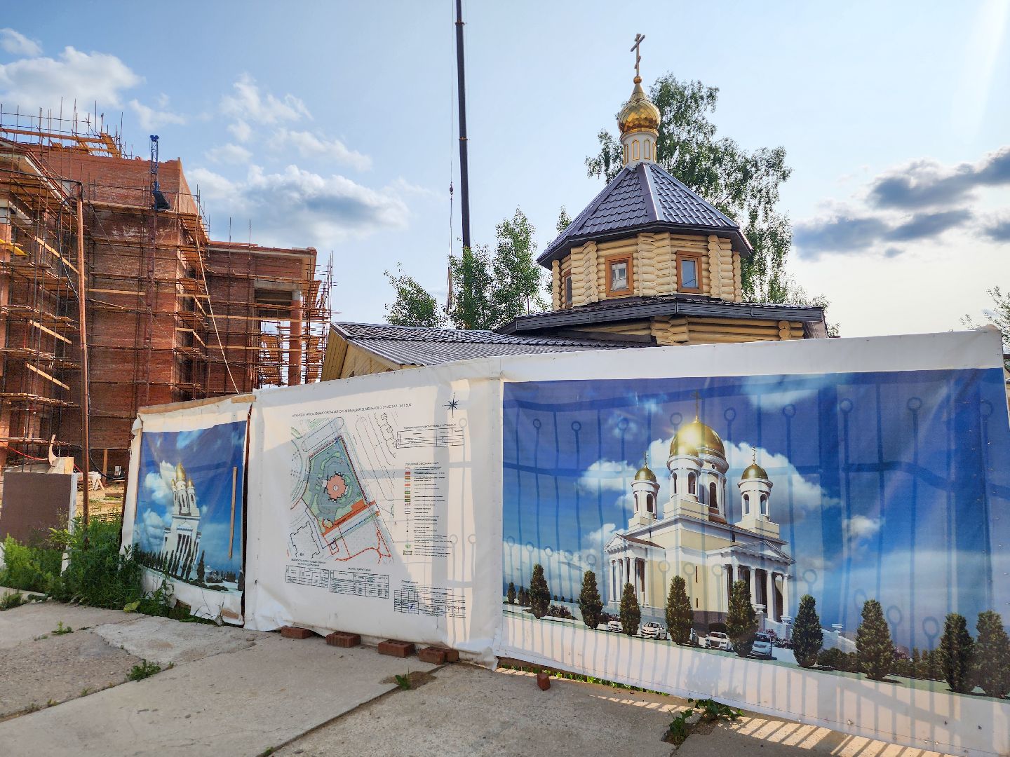 Подольск, Никольский храм, строительство храма,