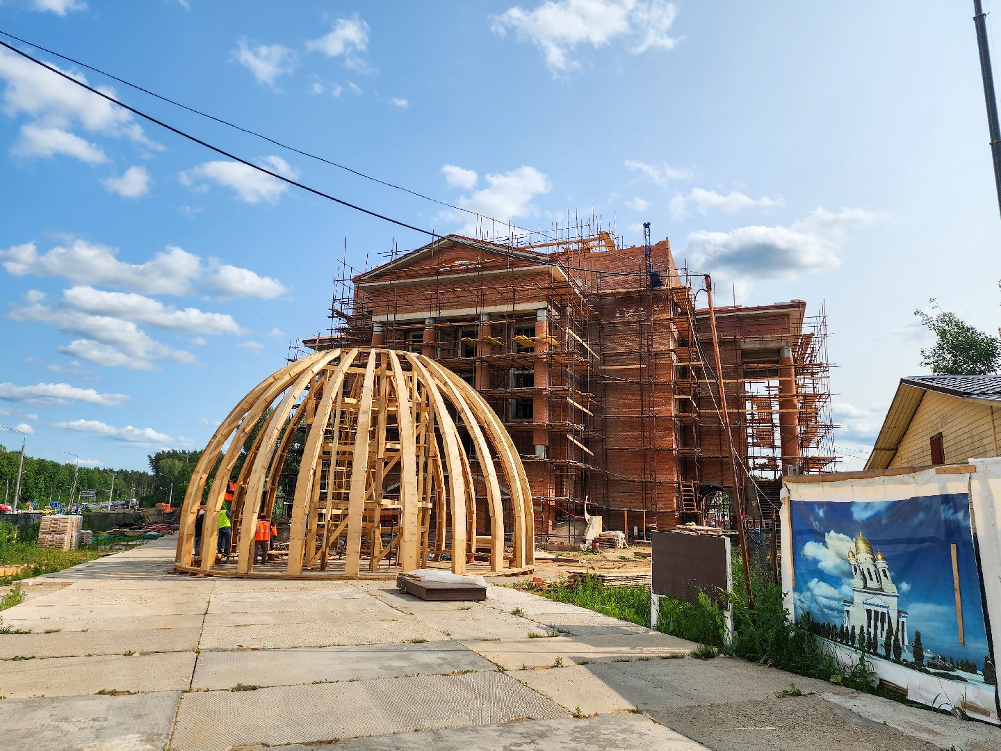 Подольск, Никольский храм, строительство храма,