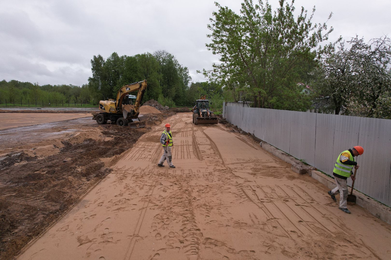 видео с коптера, стадион строитель, ремонт стадиона в клину,