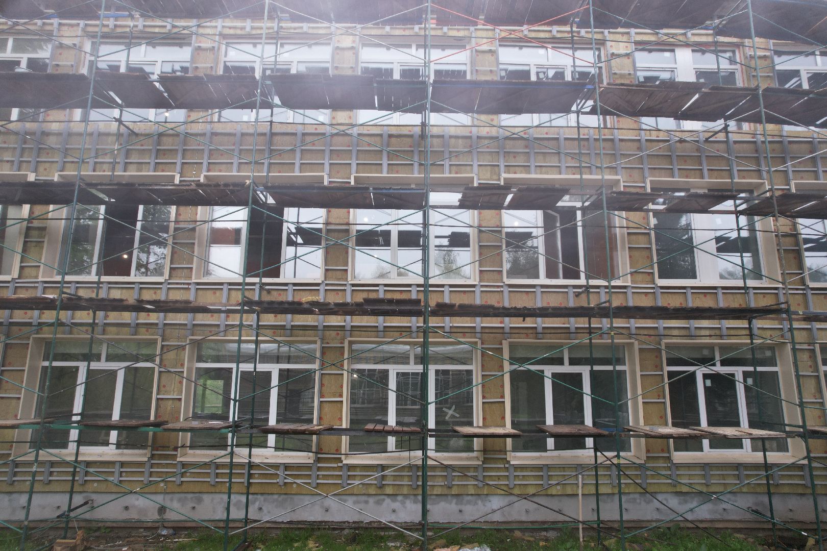 видео с коптера, школа содружество высоковск,