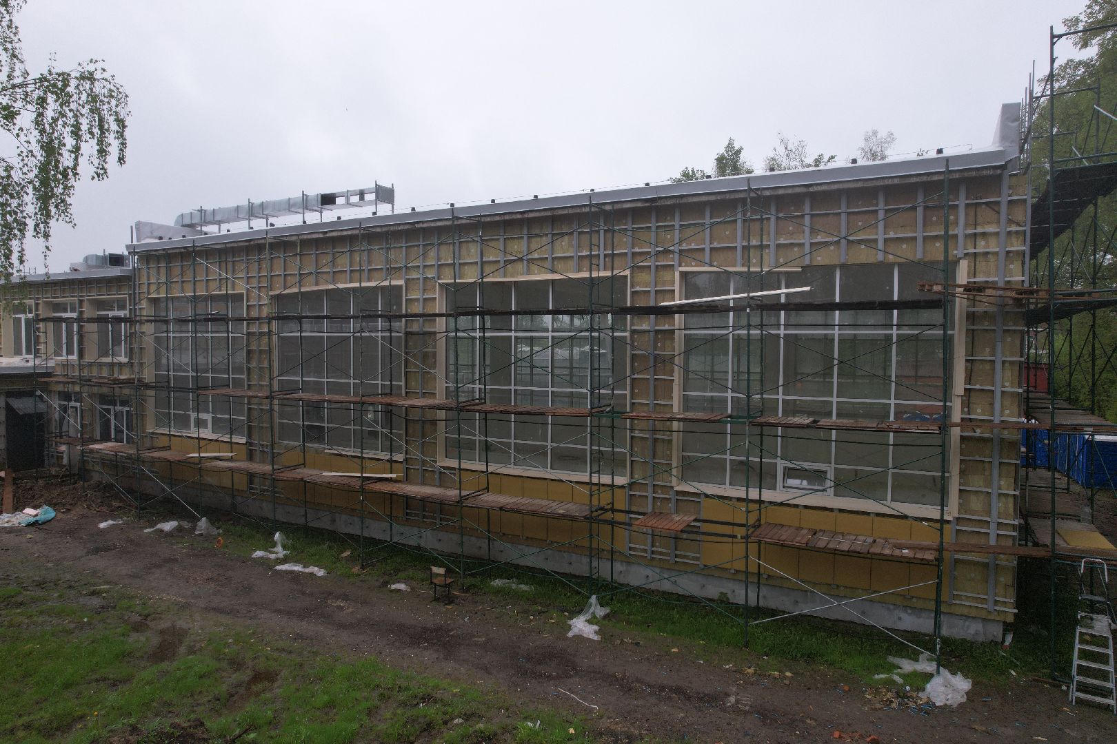 видео с коптера, школа содружество высоковск,