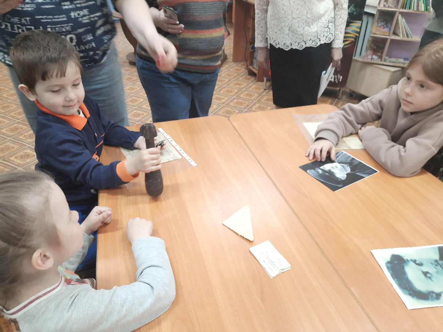 Детская библиотека, Шатура, урок мужества