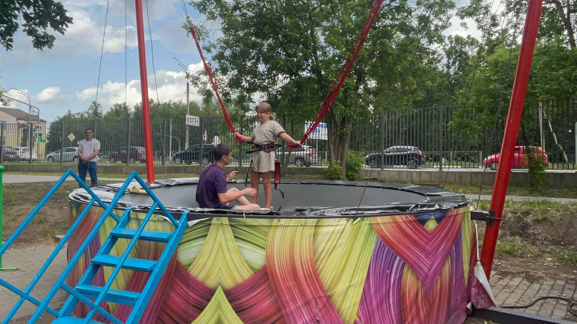 Истра, парк аттракционов, дети,