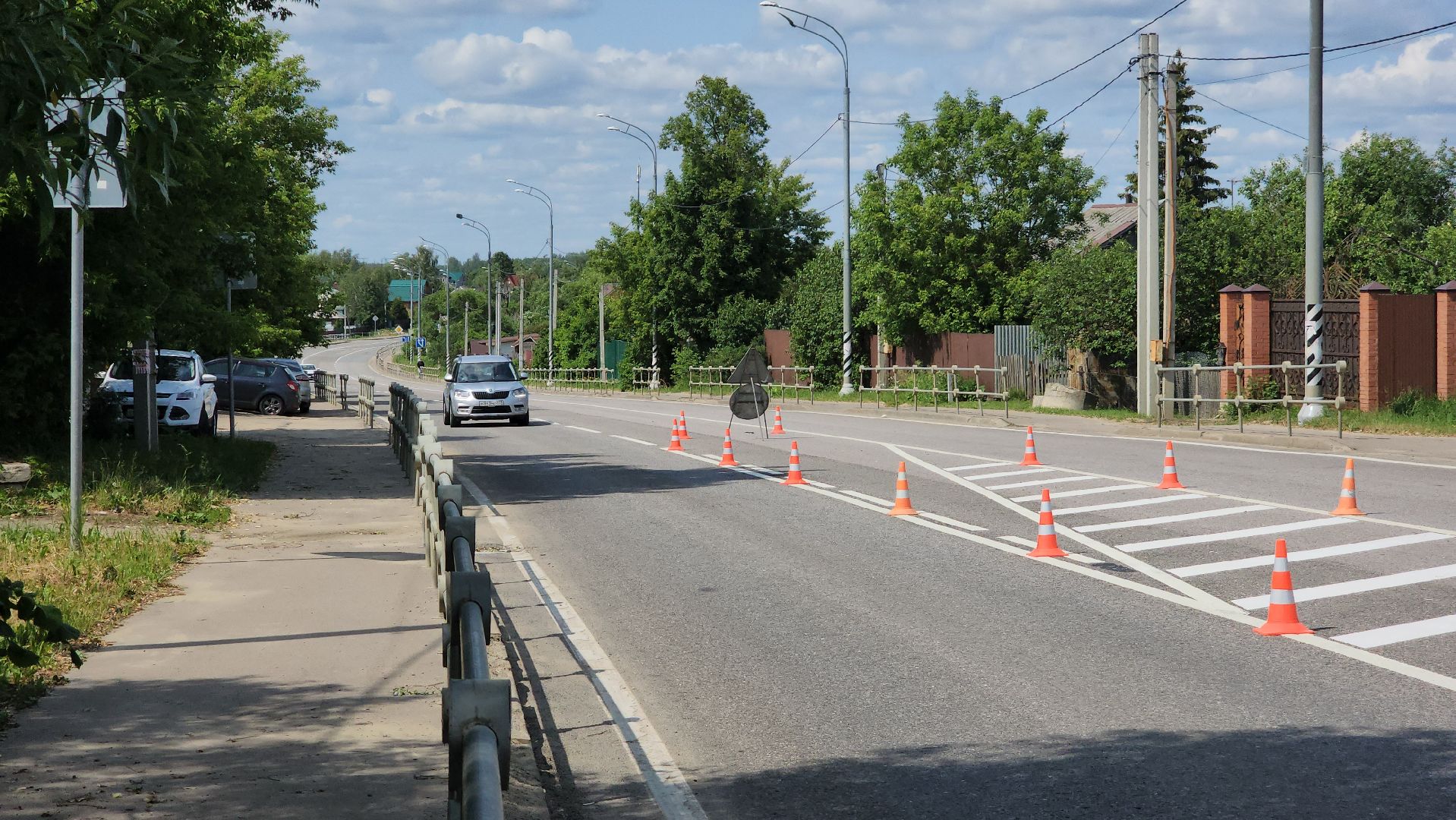 ступино, дороги, дорожная разметка,