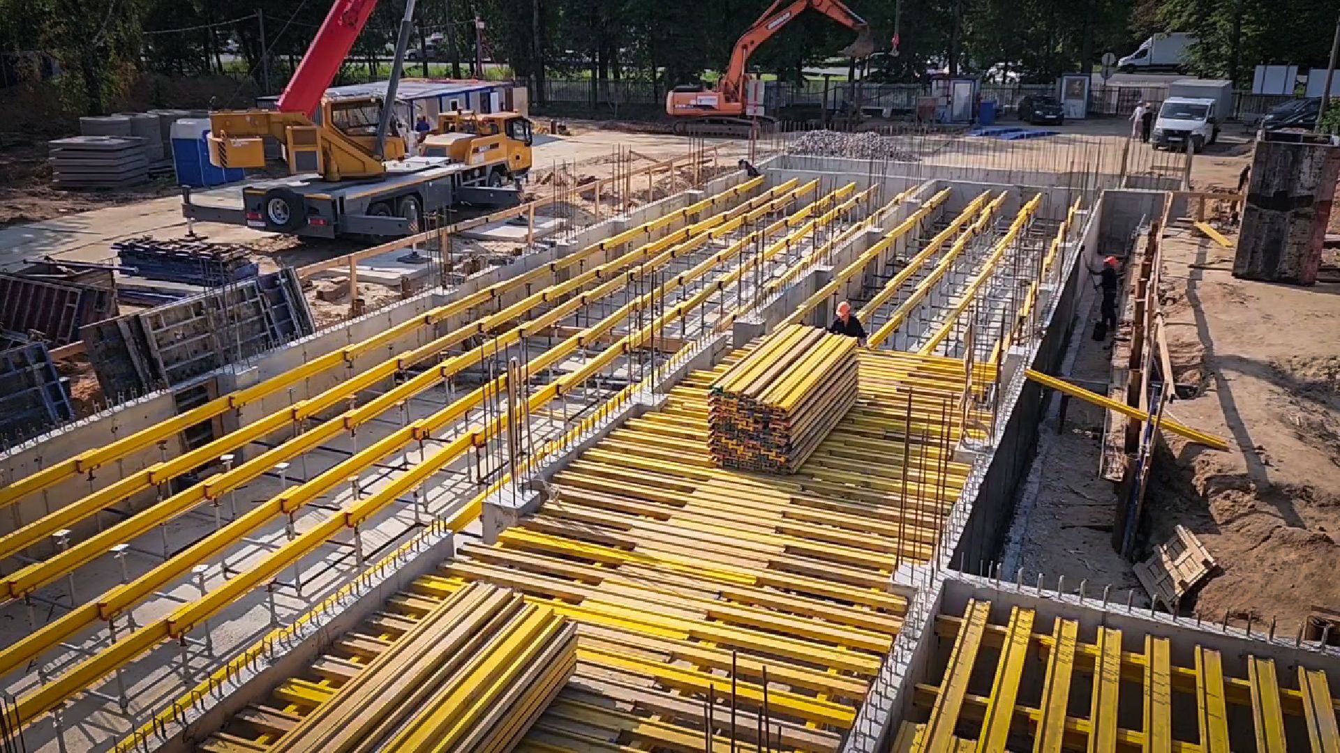 бронницы , строительство пристройки к лицею , новый корпус лицея в бронницах,