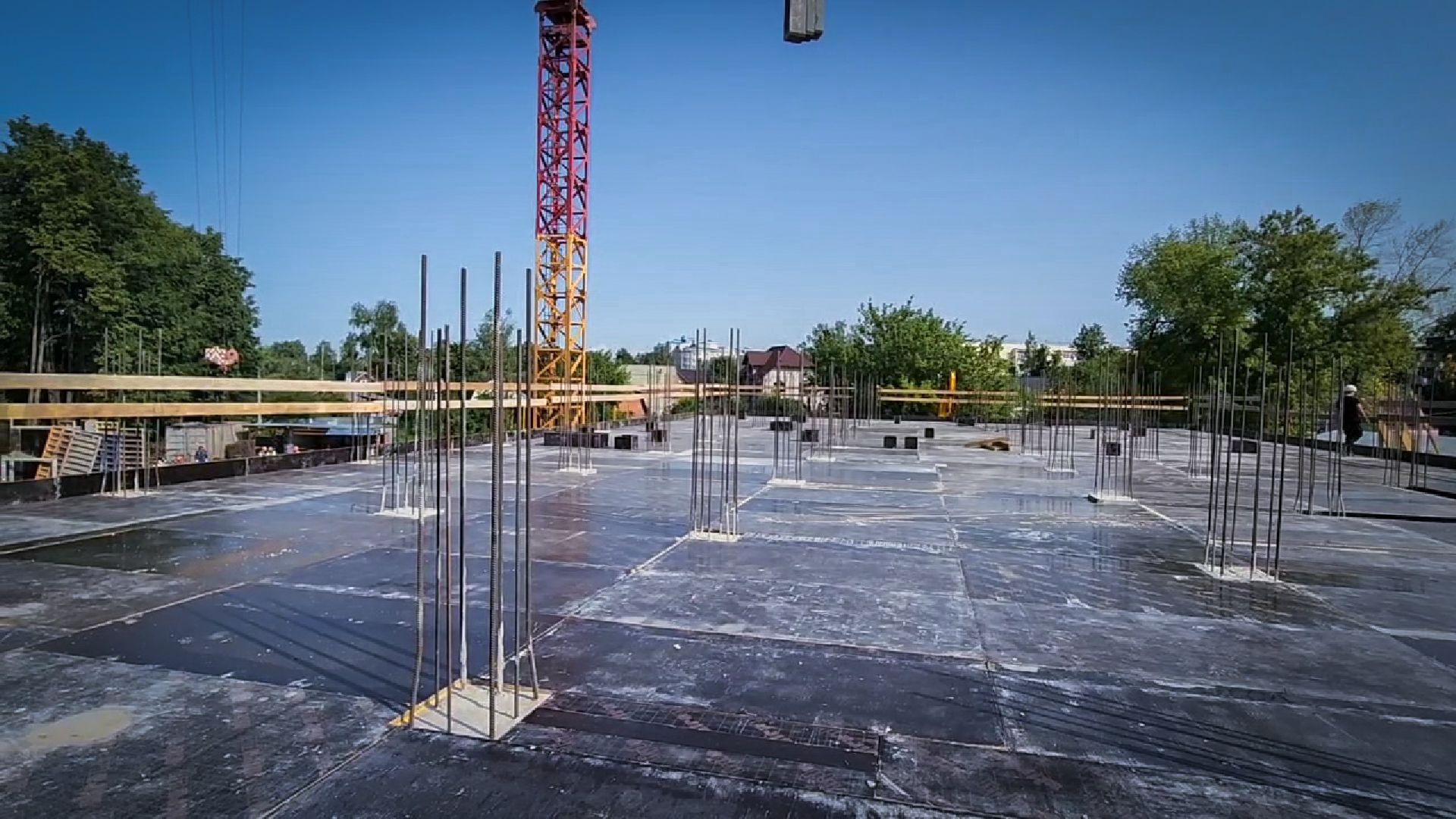 бронницы , строительство пристройки к лицею , новый корпус лицея в бронницах,