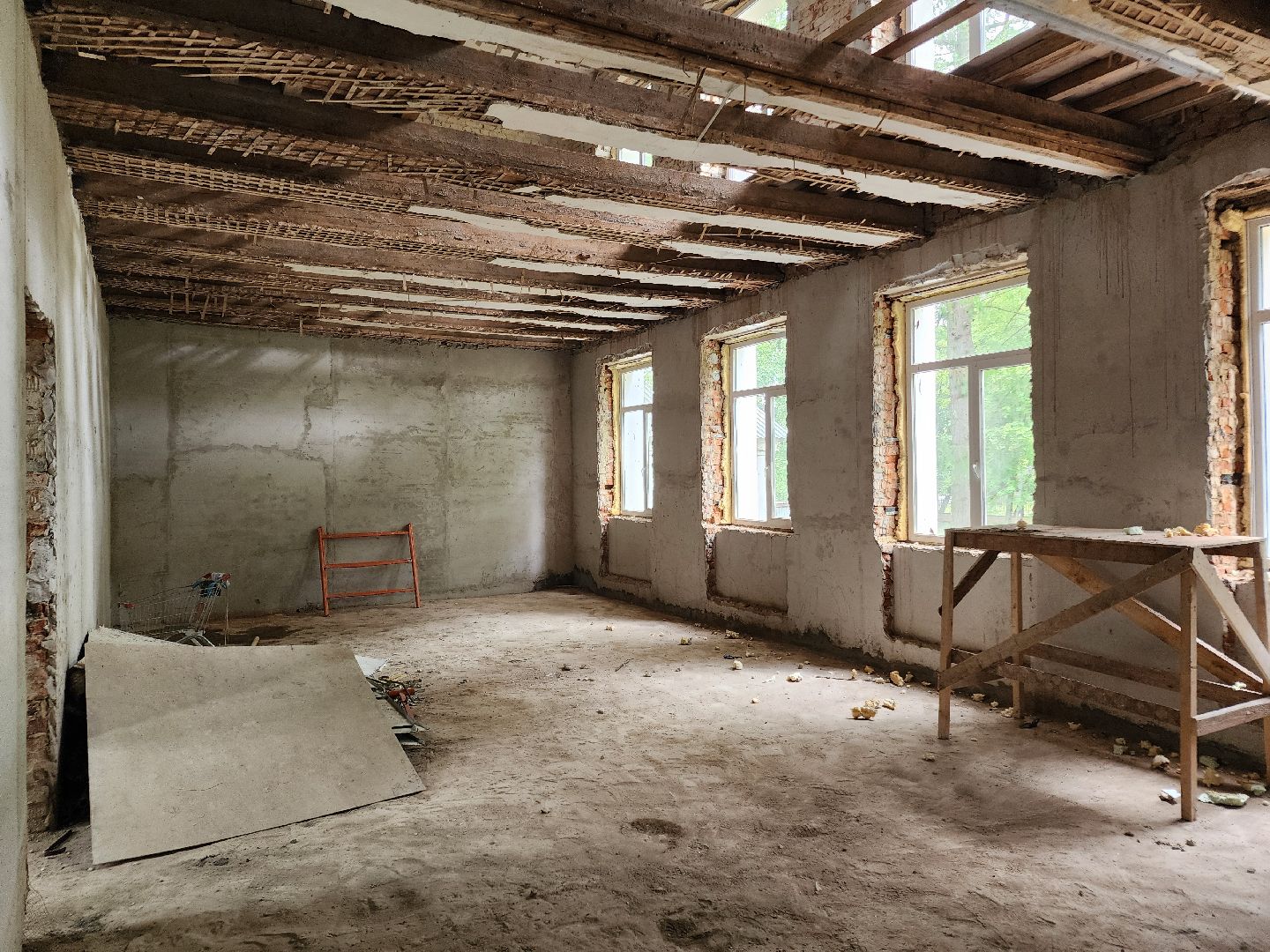 чехов, улица чехова, центр детского творчества, капитальный ремонт, реконструкция, обновление, внутренняя отделка, выравнивание стен, оштукатуривание стен, трассировка стен, демонтажные работы, фасадные и кровельные работы,замена инженерных сетей, госпрограмма московской области,