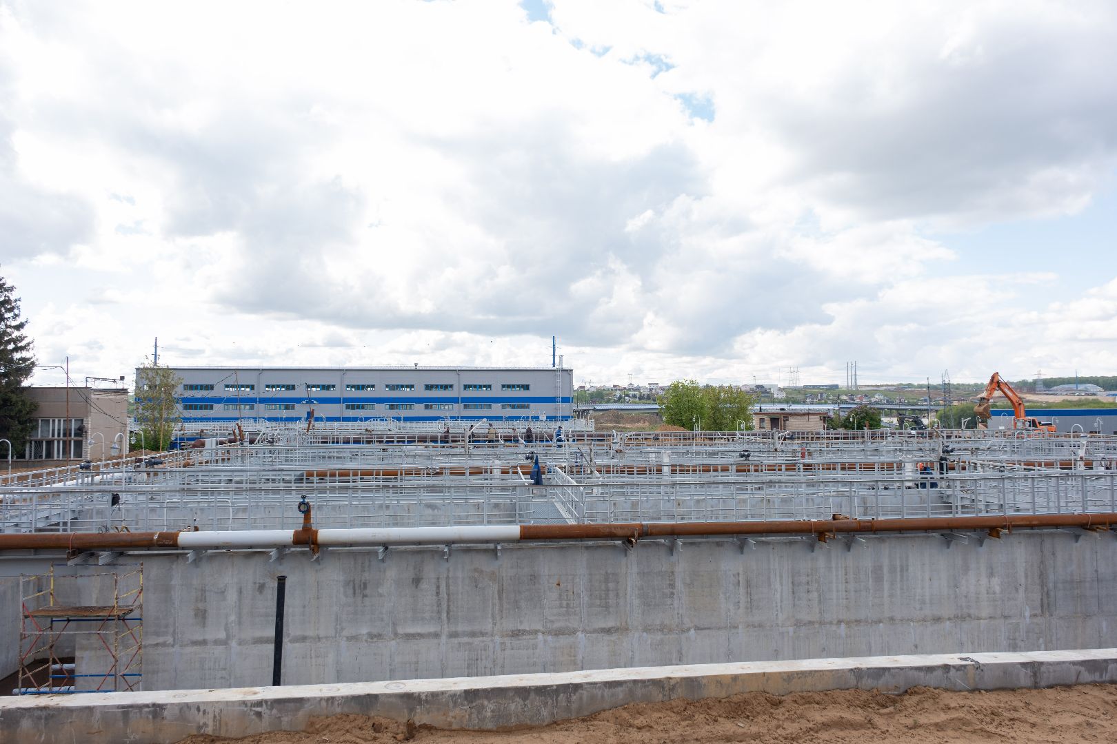 лыткарино, строительство, очистные в лыткарине, очистные сооружения,