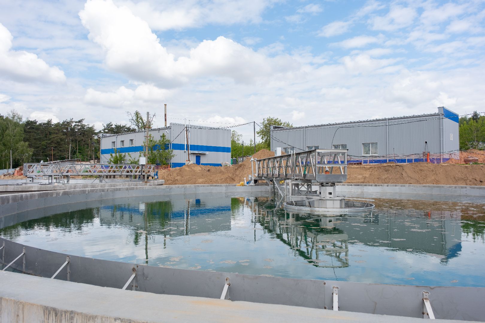 лыткарино, строительство, очистные в лыткарине, очистные сооружения,