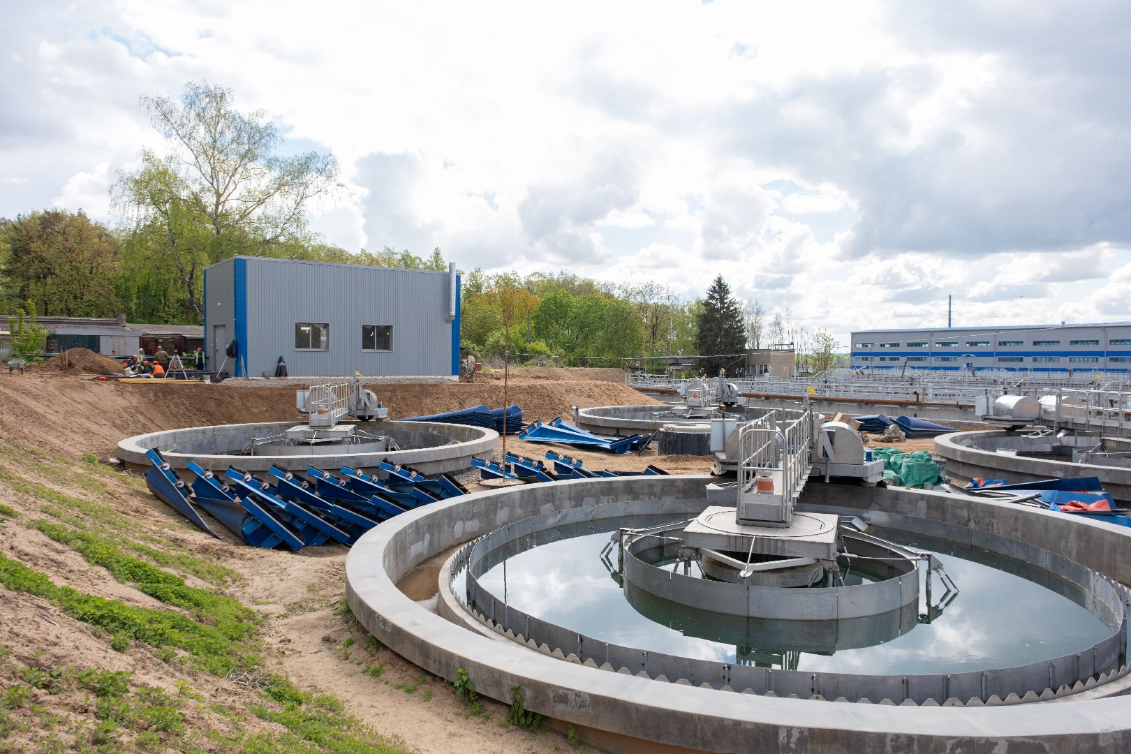лыткарино, строительство, очистные в лыткарине, очистные сооружения,