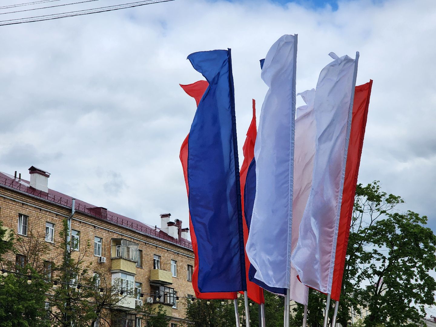 Электросталь , Жители, Общество, День России , Коммунальные службы ,  украшение,