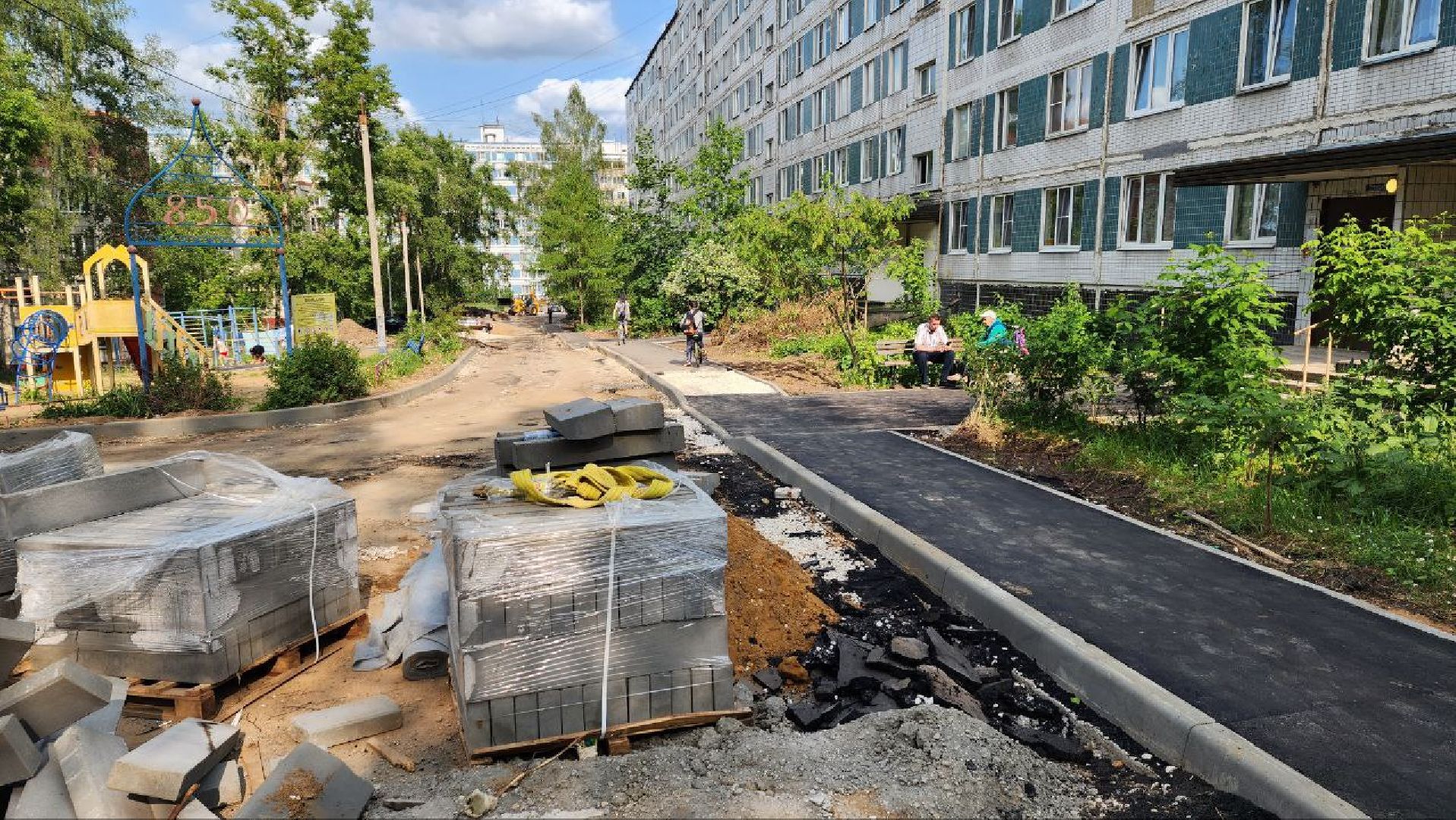 Дмитров, Благоустрйоство, Микрорайон Космонавтов, Минблаго,