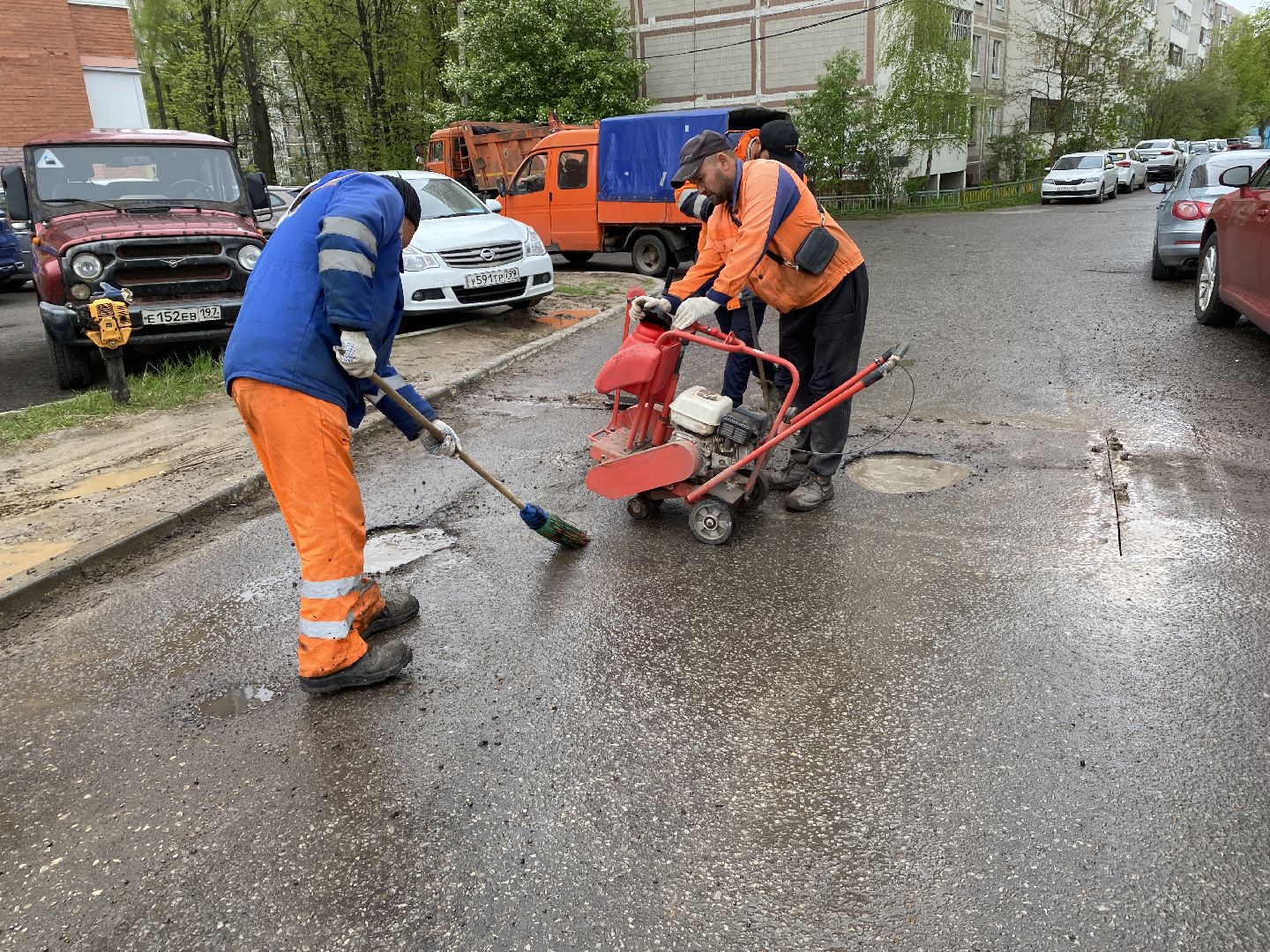 Чехов, ЖКХ, ремонт ям, дорога, житель