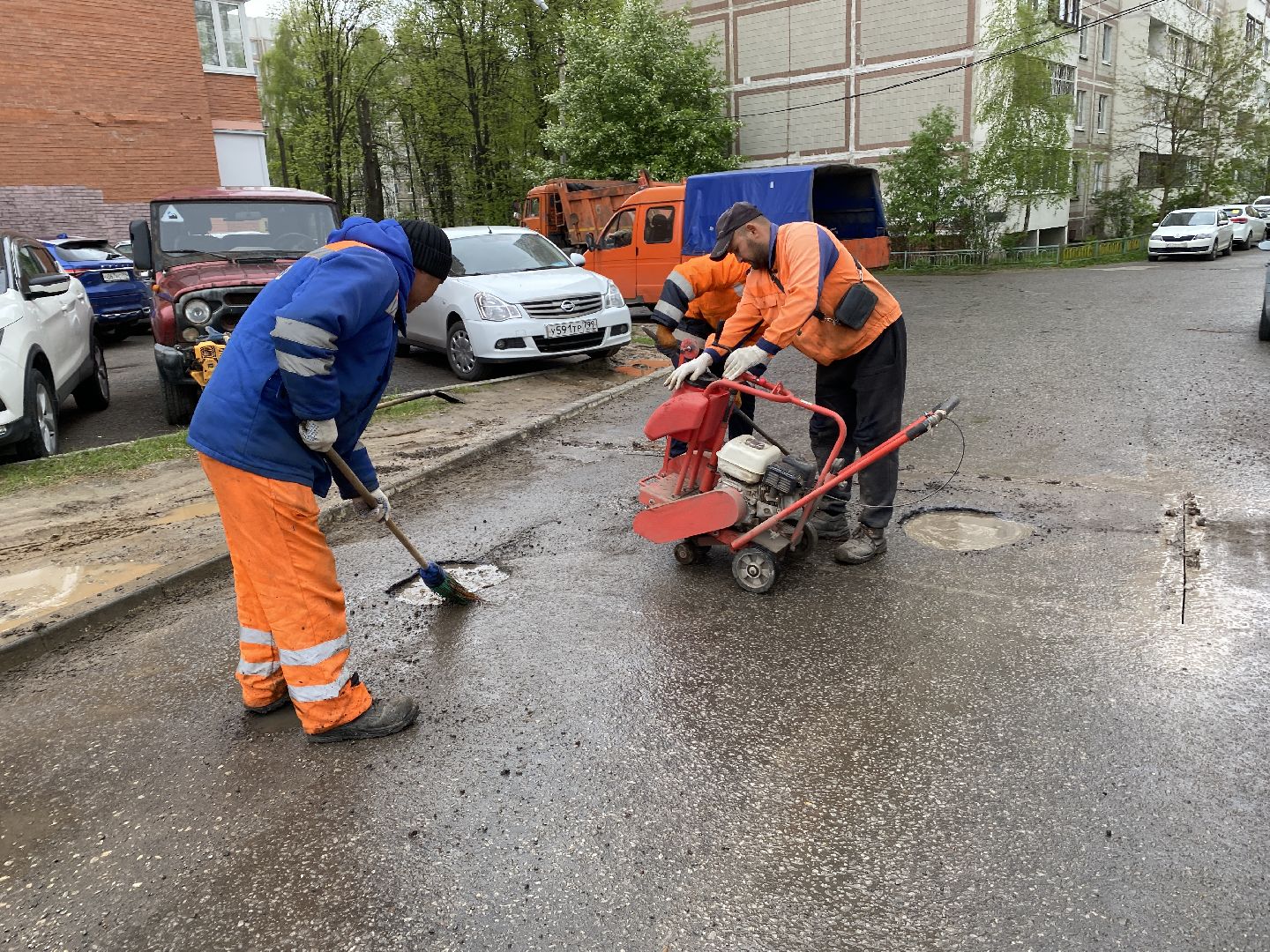 Чехов, ЖКХ, ремонт ям, дорога, житель