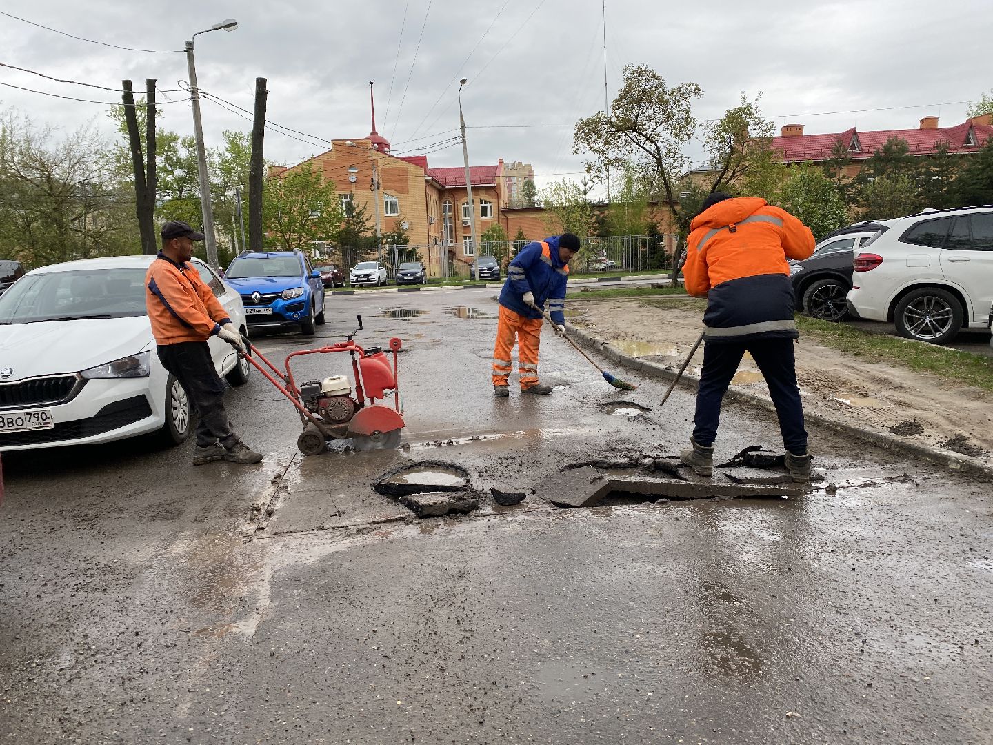 Чехов, ЖКХ, ремонт ям, дорога, житель