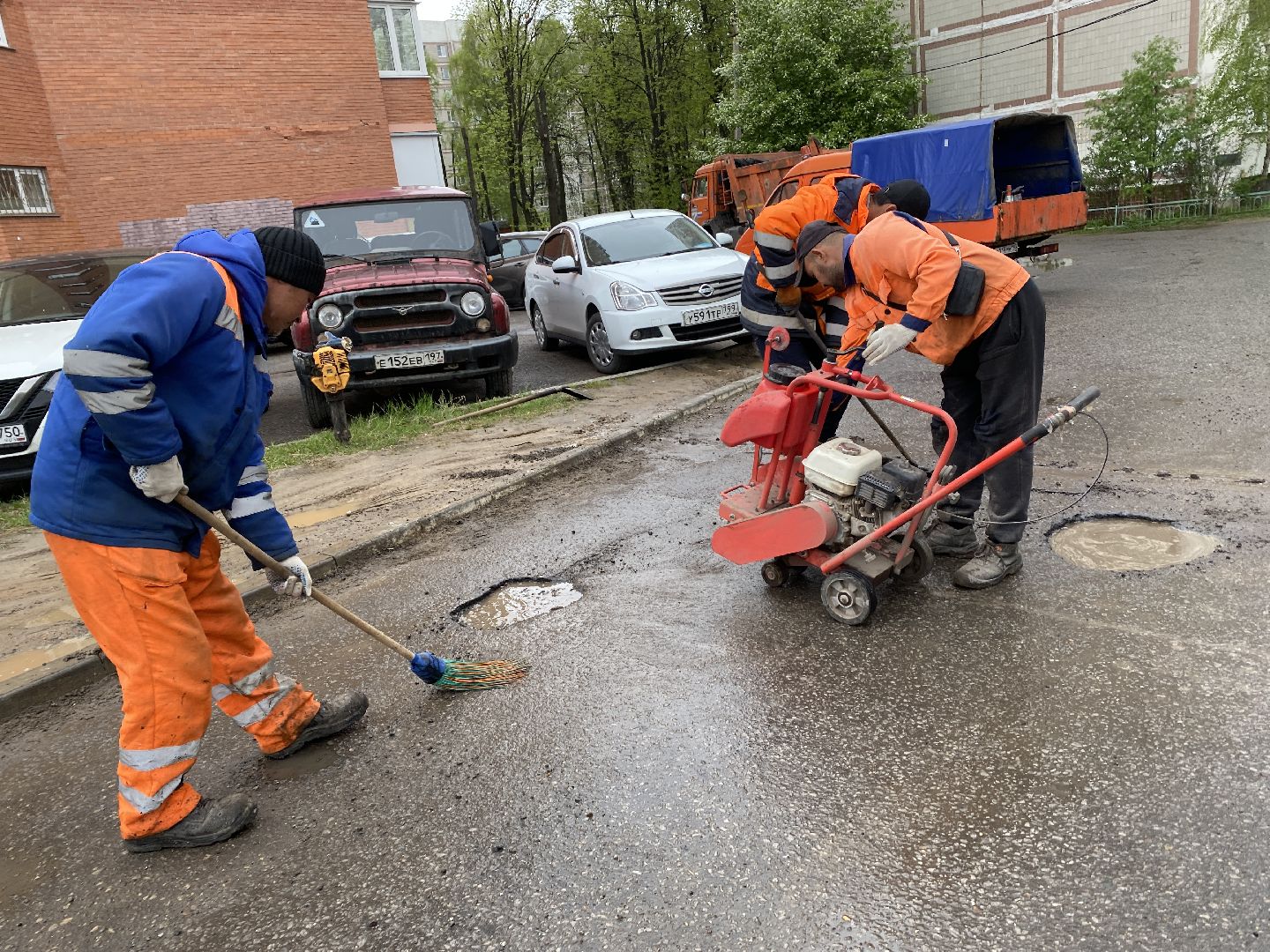 Чехов, ЖКХ, ремонт ям, дорога, житель