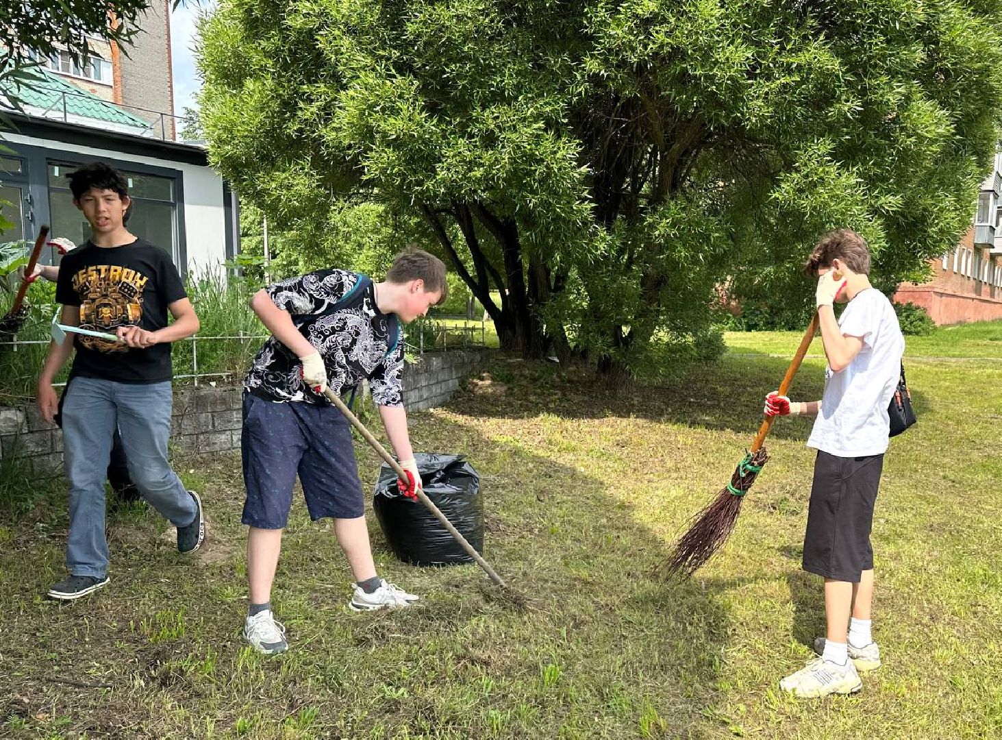 красноармейск, городской округ пушкинский, экологическая бригада, городские цветники,
