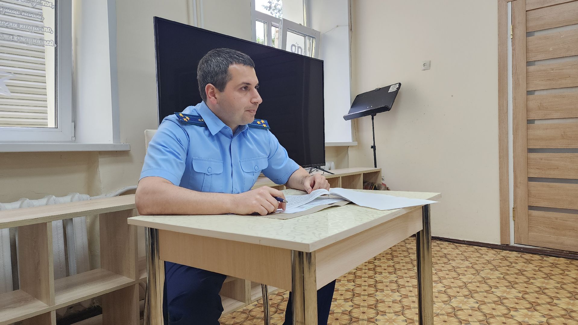 пушкино, мошенничество, прокуратура, прокурор, лекция, центр социального обслуживания, интернет, телефонное мошенничество,защита персональных данных,вертикалки,