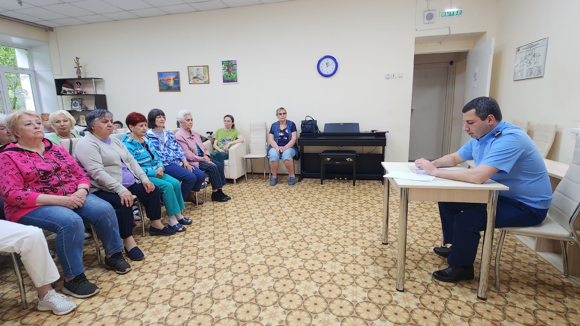 пушкино, мошенничество, прокуратура, прокурор, лекция, центр социального обслуживания, интернет, телефонное мошенничество,защита персональных данных,вертикалки,