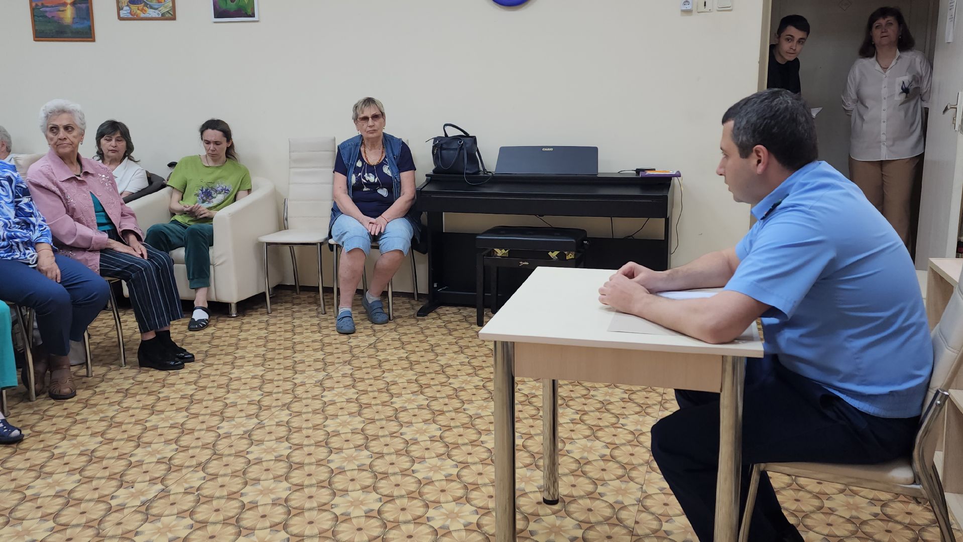 пушкино, мошенничество, прокуратура, прокурор, лекция, центр социального обслуживания, интернет, телефонное мошенничество,защита персональных данных,вертикалки,