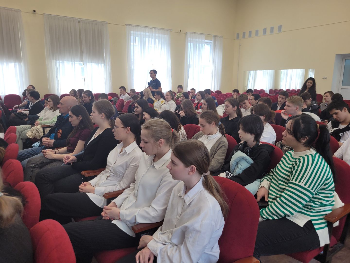 дети, СВО, урок мужества, видное