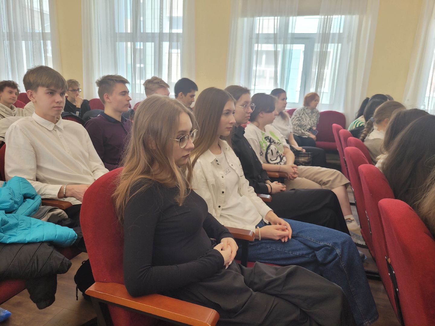 дети, СВО, урок мужества, видное