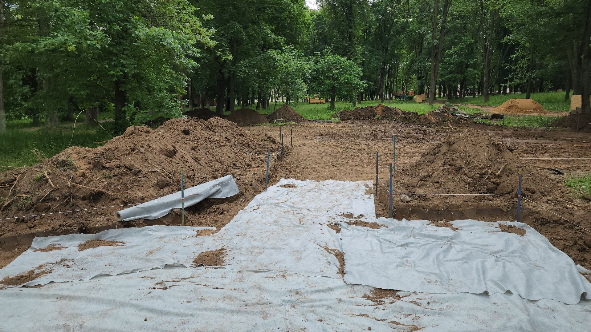 благоустройство парка, щёлково, городской парк,