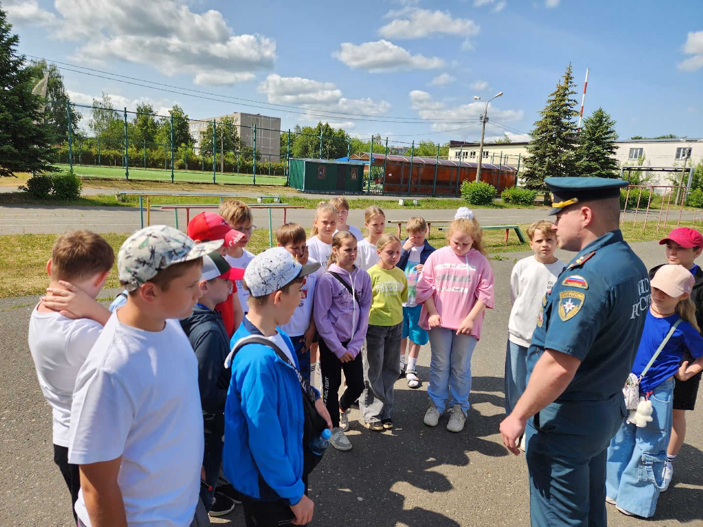 Зарайск, Лето, Каникулы, Пришкольный лагерь,