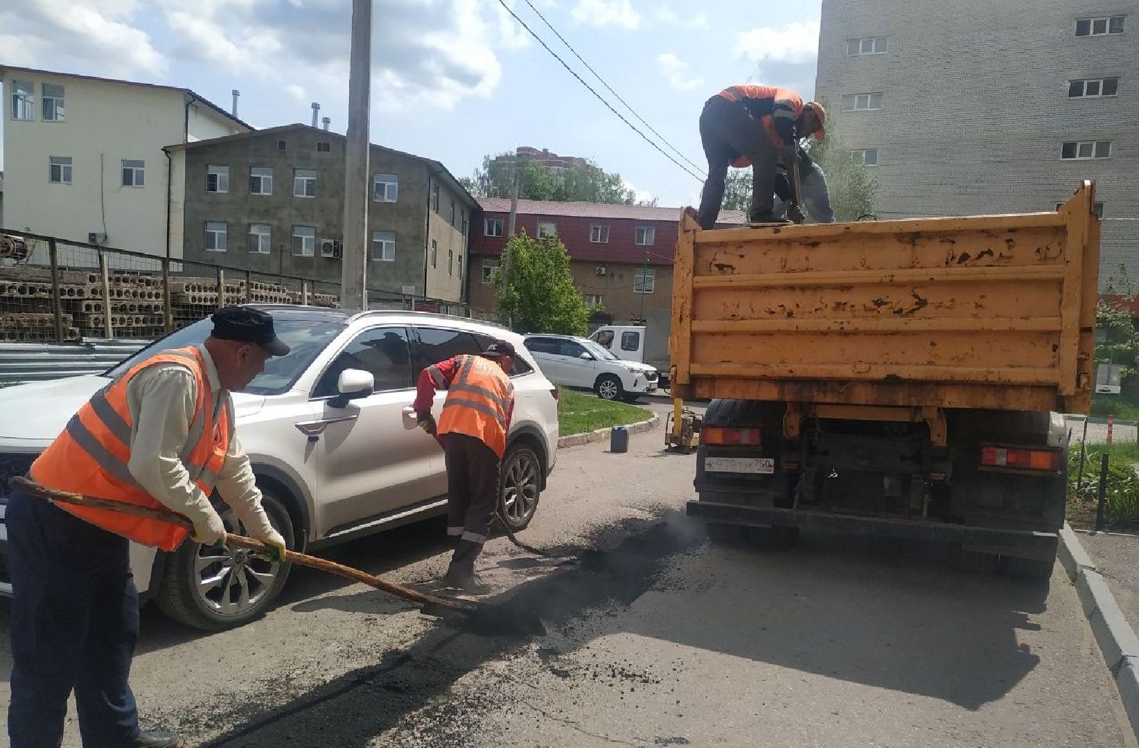 ивантеевка, вертикалки, ямочный ремонт, внутриквартальная дорога, проезд, ямы на дорогах, коммунальная служба,