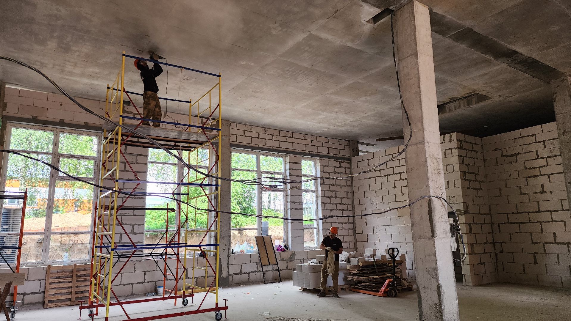 истра, строительство школы,