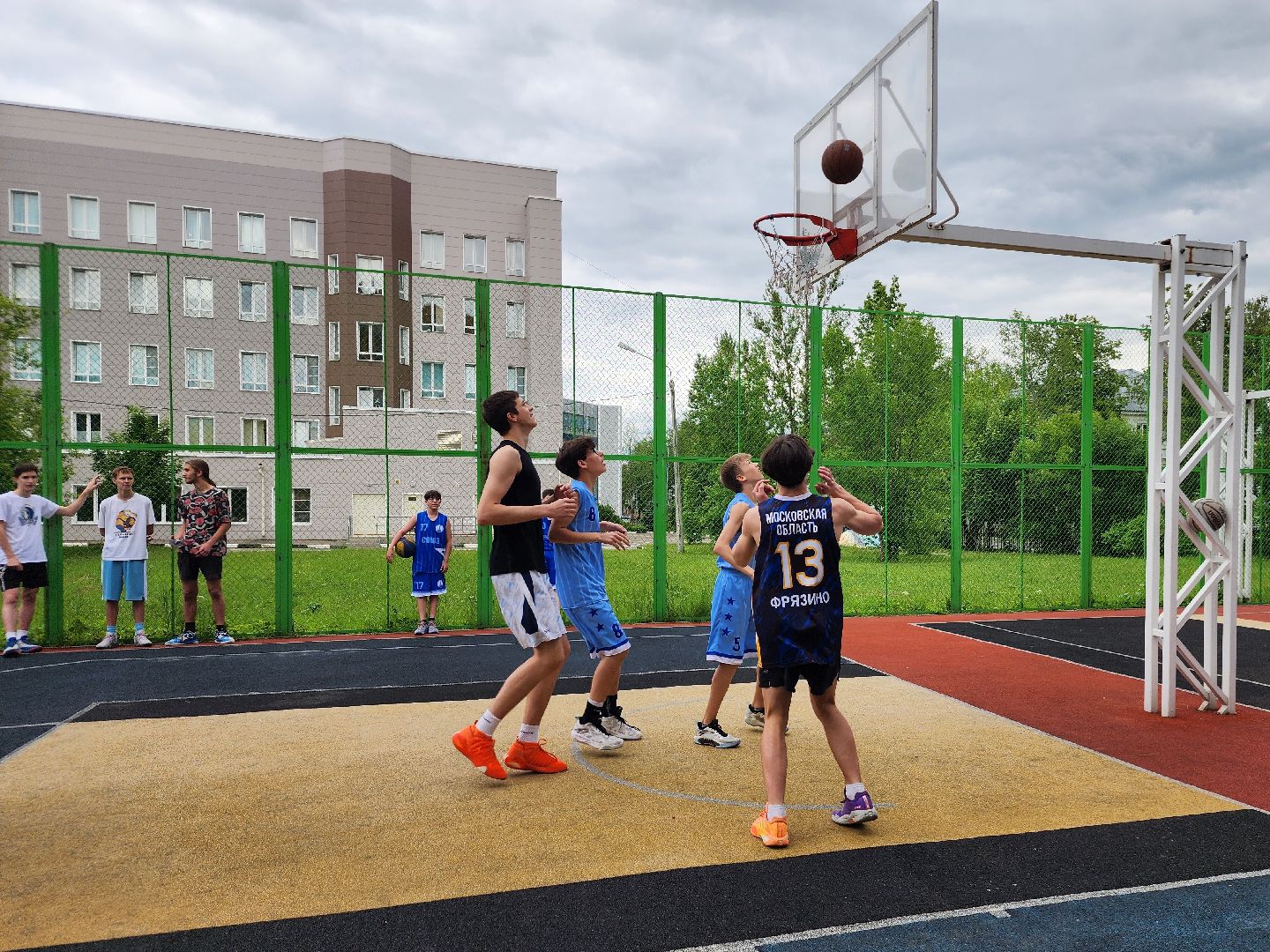 фрязино,  уличный  спорт, дворовый баскетбол, турнир,
