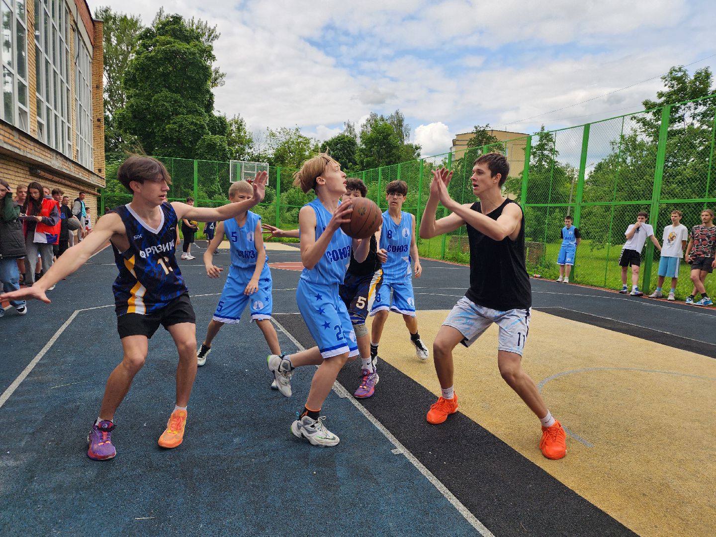 фрязино,  уличный  спорт, дворовый баскетбол, турнир,