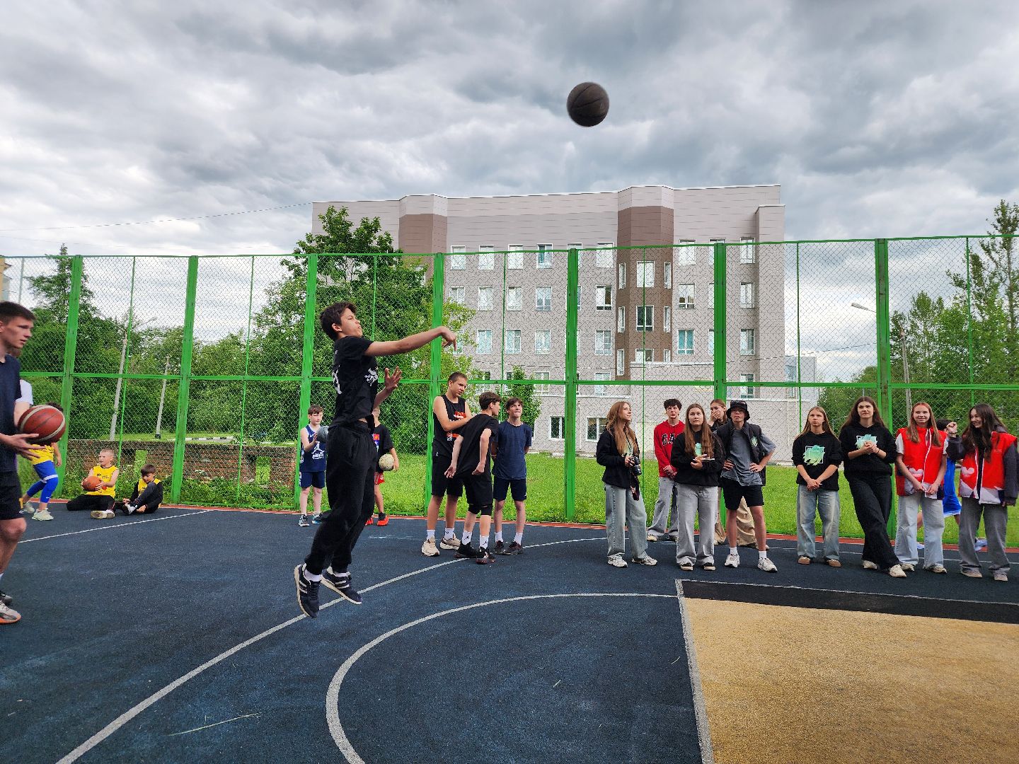 фрязино,  уличный  спорт, дворовый баскетбол, турнир,