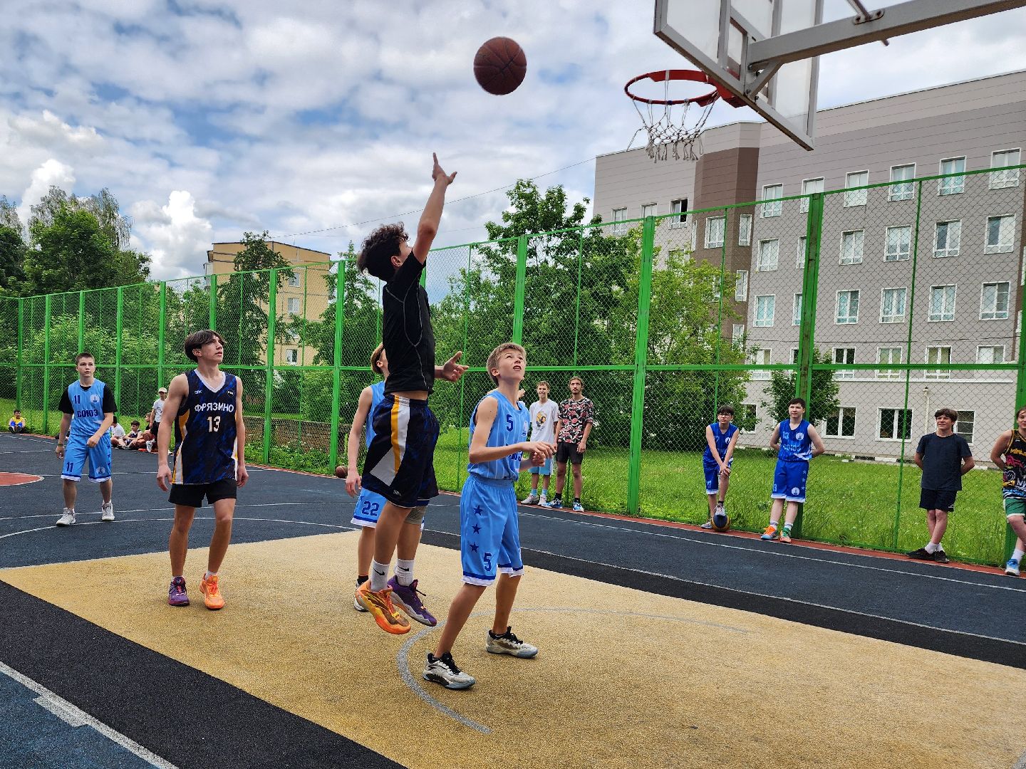 фрязино,  уличный  спорт, дворовый баскетбол, турнир,