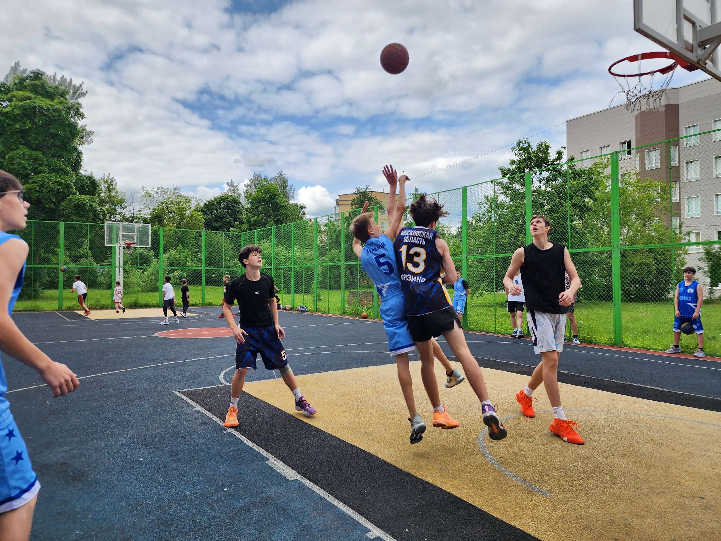фрязино,  уличный  спорт, дворовый баскетбол, турнир,