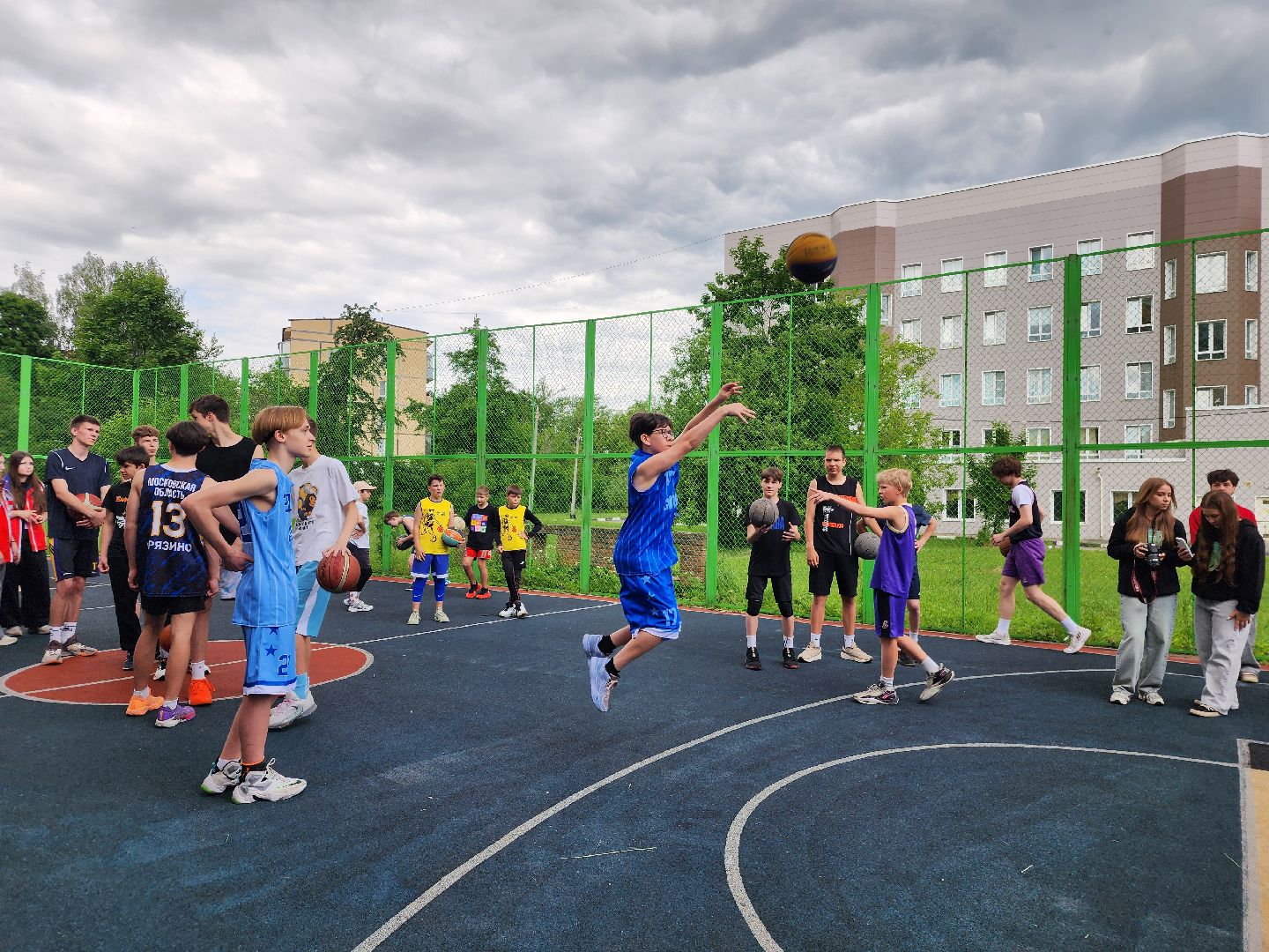 фрязино,  уличный  спорт, дворовый баскетбол, турнир,