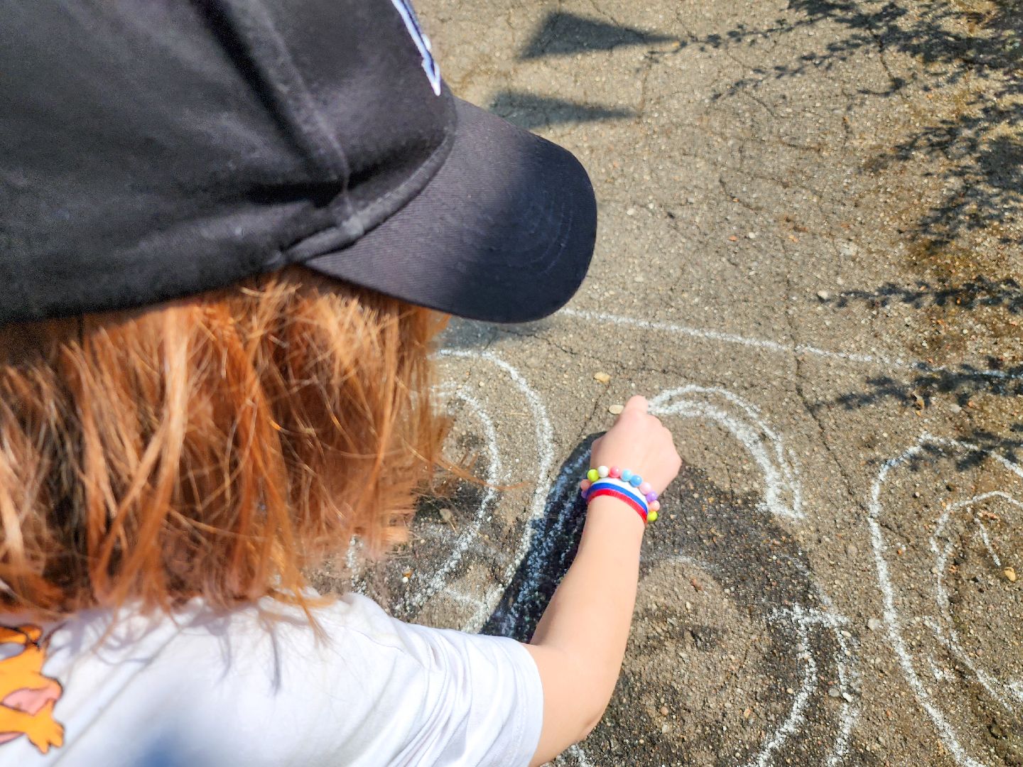 Подольск, День России, Лагерь Ромашка, Дети, Патриотизм, Рисунки мелом,конкурс рисунков,