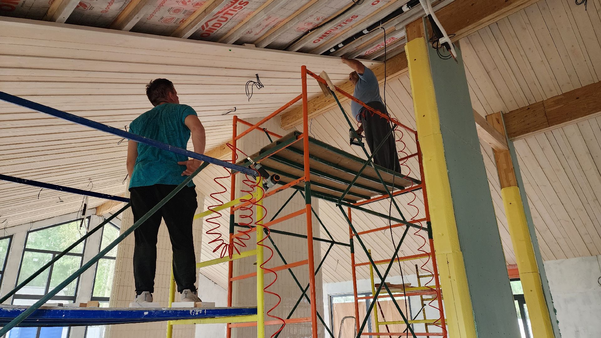 Кафе в парке, Центральный парк , Лобня, внутренняя отделка,