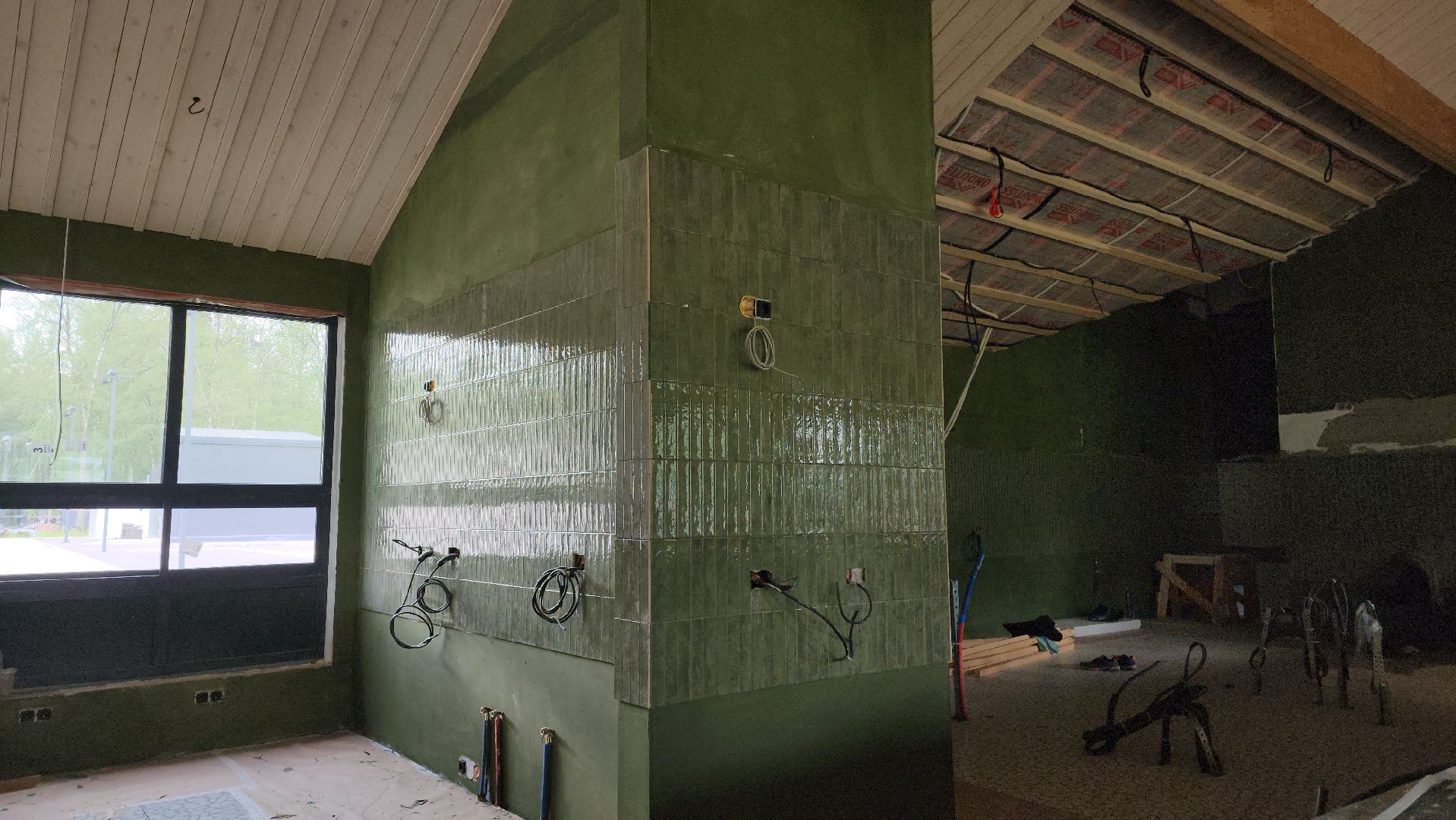 Кафе в парке, Центральный парк , Лобня, внутренняя отделка,