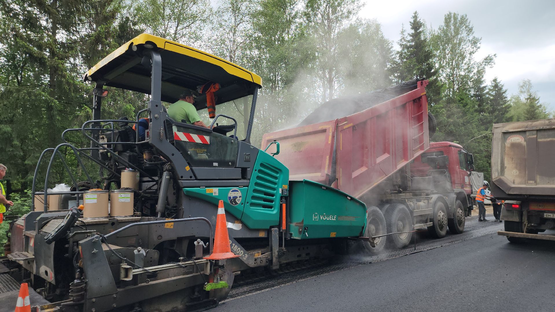 Руза, ремонт региональной дороги, мосавтодор,