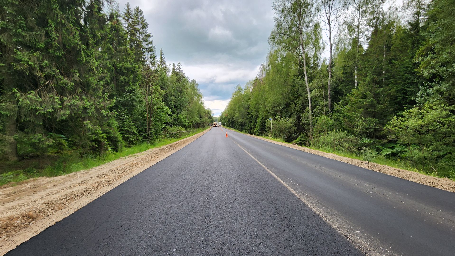 Руза, ремонт региональной дороги, мосавтодор,