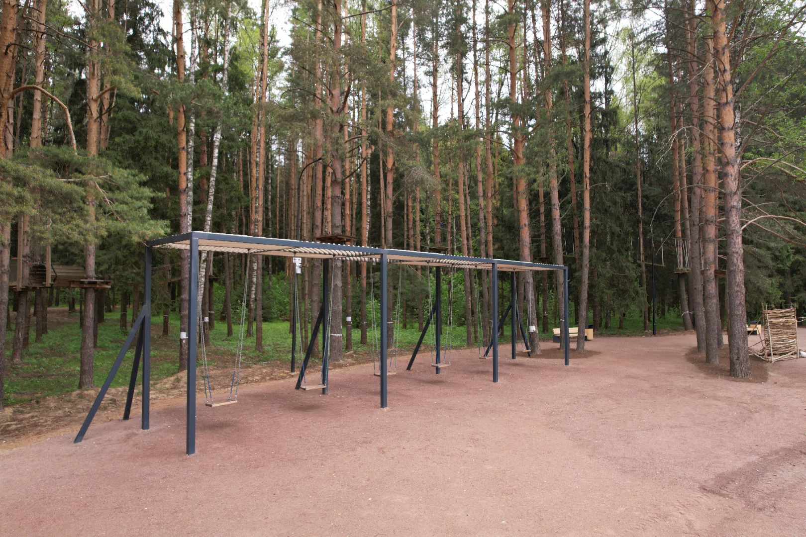 видео с коптера, Талицкий лес, тюбинговая трасса в клину,