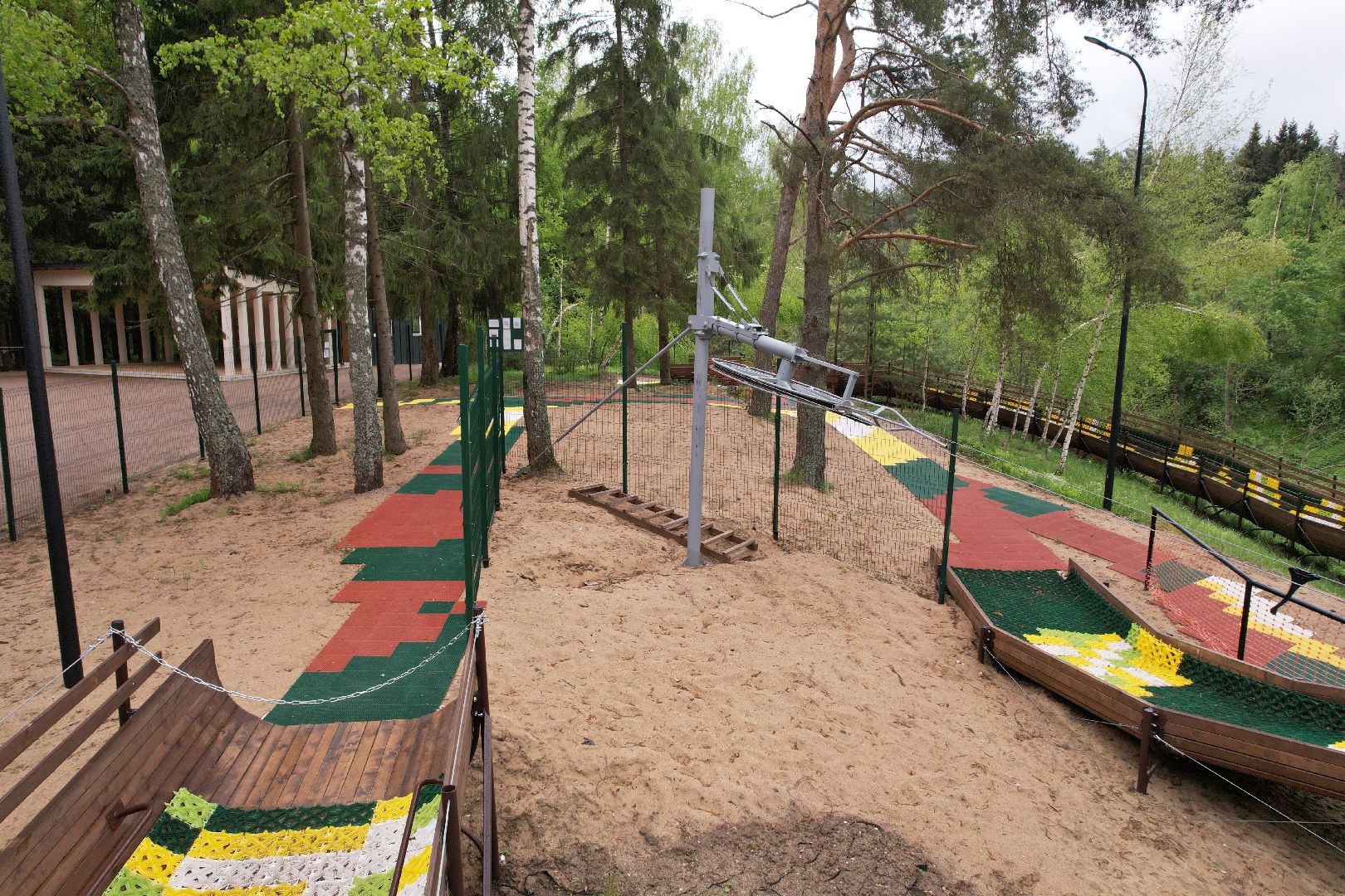 видео с коптера, Талицкий лес, тюбинговая трасса в клину,