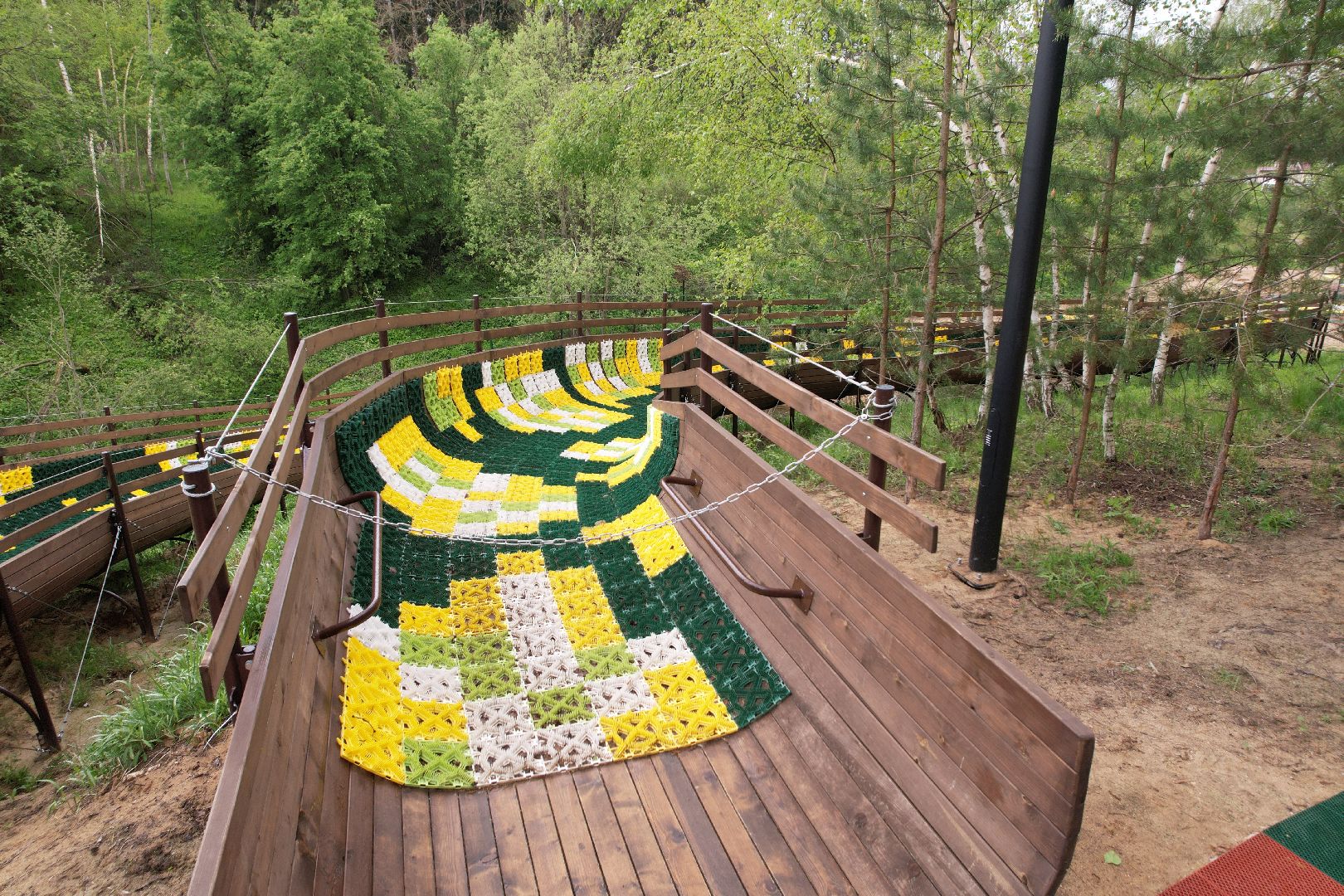 видео с коптера, Талицкий лес, тюбинговая трасса в клину,