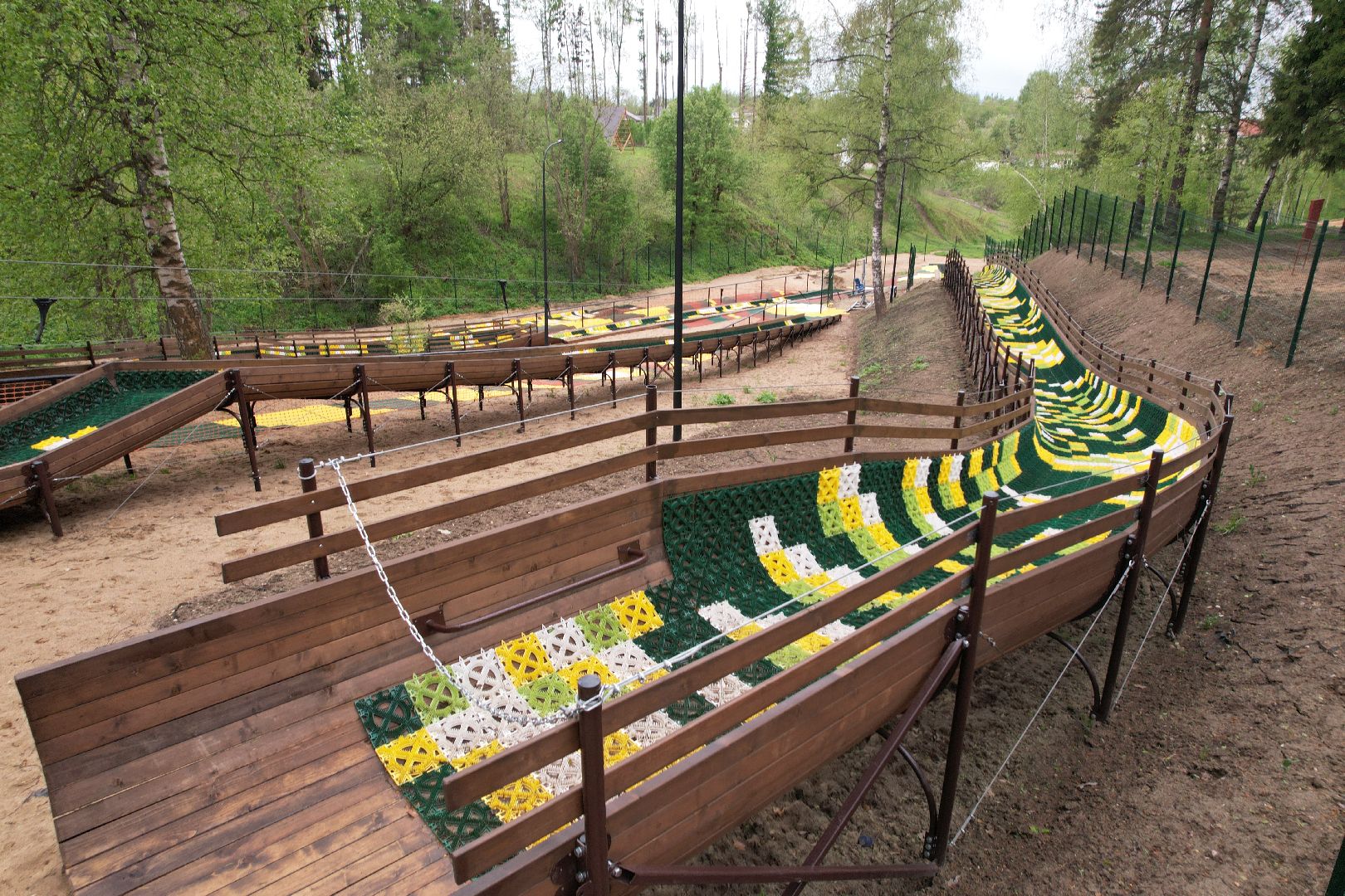 видео с коптера, Талицкий лес, тюбинговая трасса в клину,