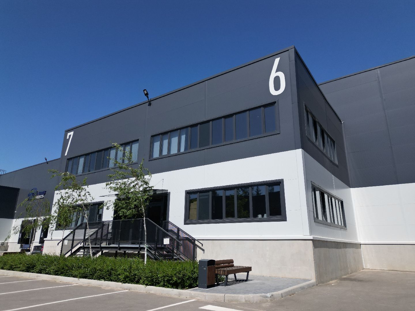 видео с коптера, промышленный коворкинг,  индустриальный парк