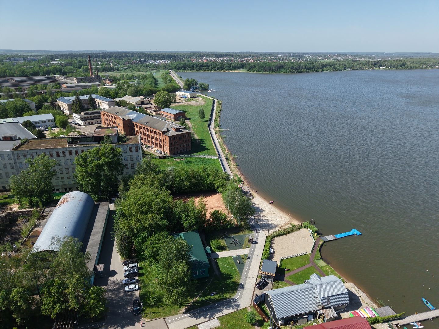 видео с коптера, ремонт канализационного коллектора, экология солнечногорска,